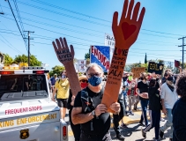 George Floyd protest in Berkeley