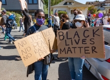 George Floyd protest in Berkeley