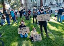 George Floyd protest in Berkeley