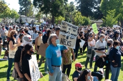 George Floyd protest in Berkeley