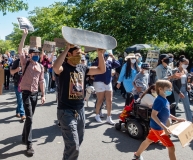 George Floyd protest in Berkeley